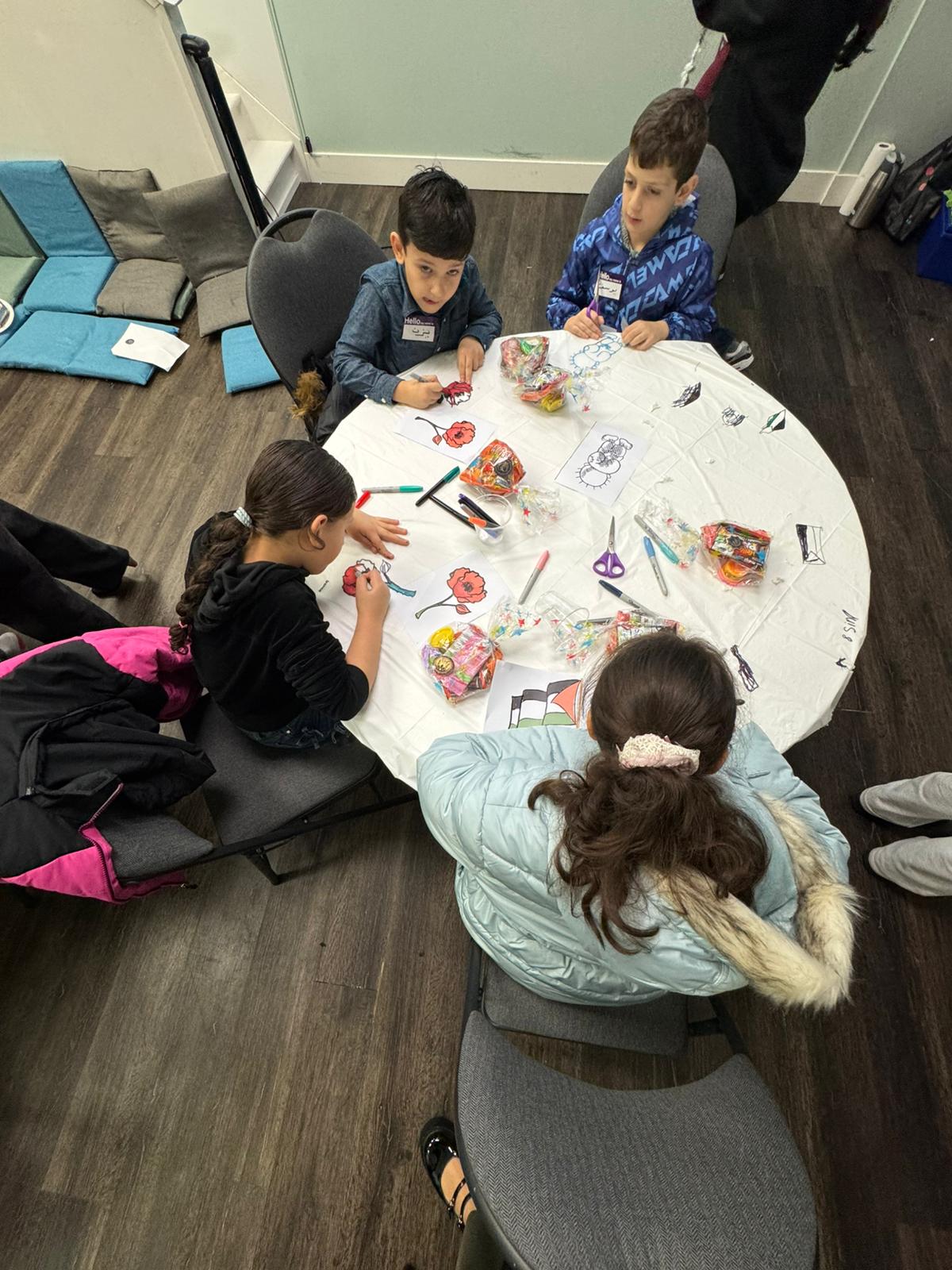 Palestine art therapy session 1